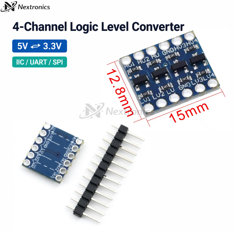 Level Shifter 3.3V - 1/3/5/10 قطع وحدة تحويل مستوى المنطق