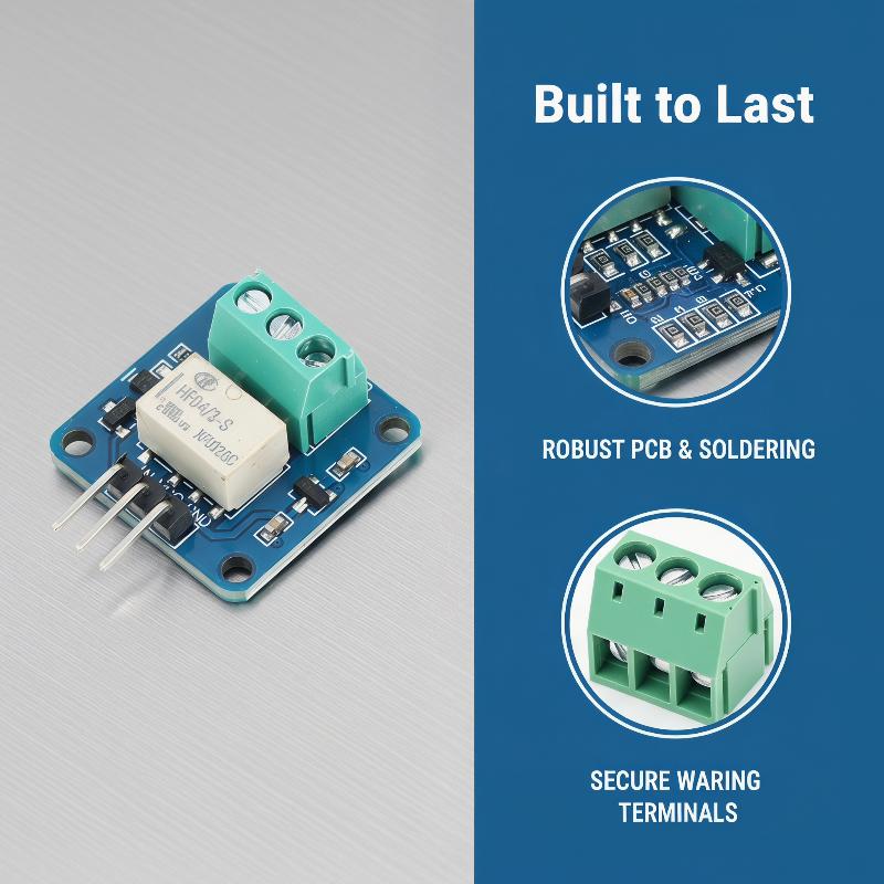 Home Automation Diy Projects - وحدة ريلاي إشارة صغيرة تعمل بجهد