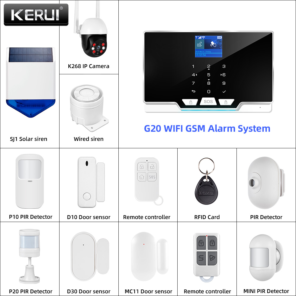 Home Automation Diy Kit - KERUI 433MHz لتقوم بها بنفسك مجموعة