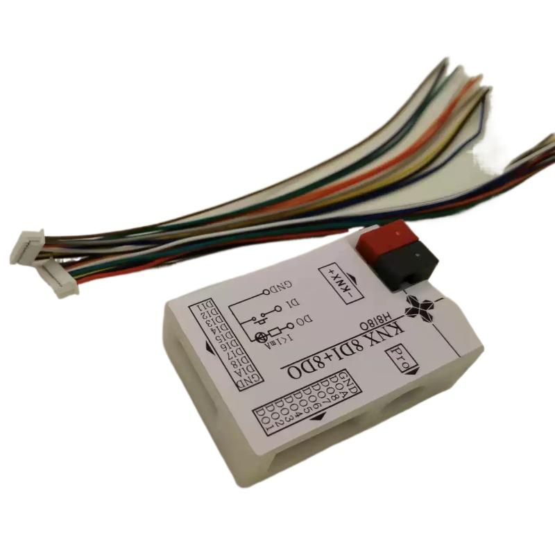 Diy Knx Home Automation - وحدة إدخال وإخراج KNX 8DI+8DO H8I8O،