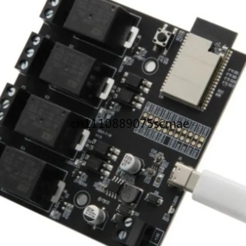 Home Automation Diy Projects - وحدة ترحيل ESP32 رباعية القنوات بجهد