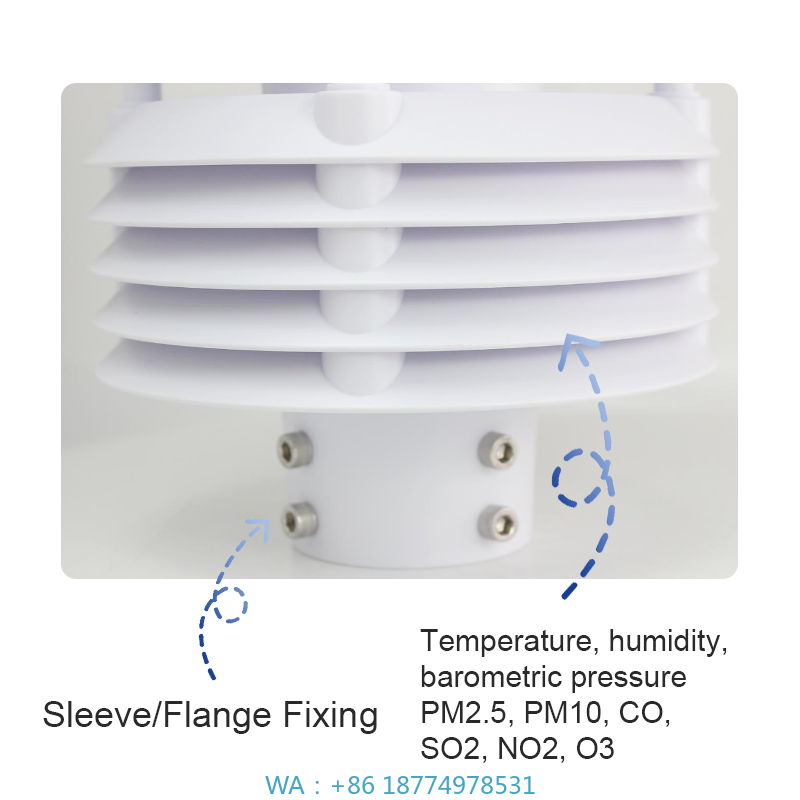 Temperature Humidity Sensor - ومحطة الطقس بالموجات فوق الصوتية بمستشعر