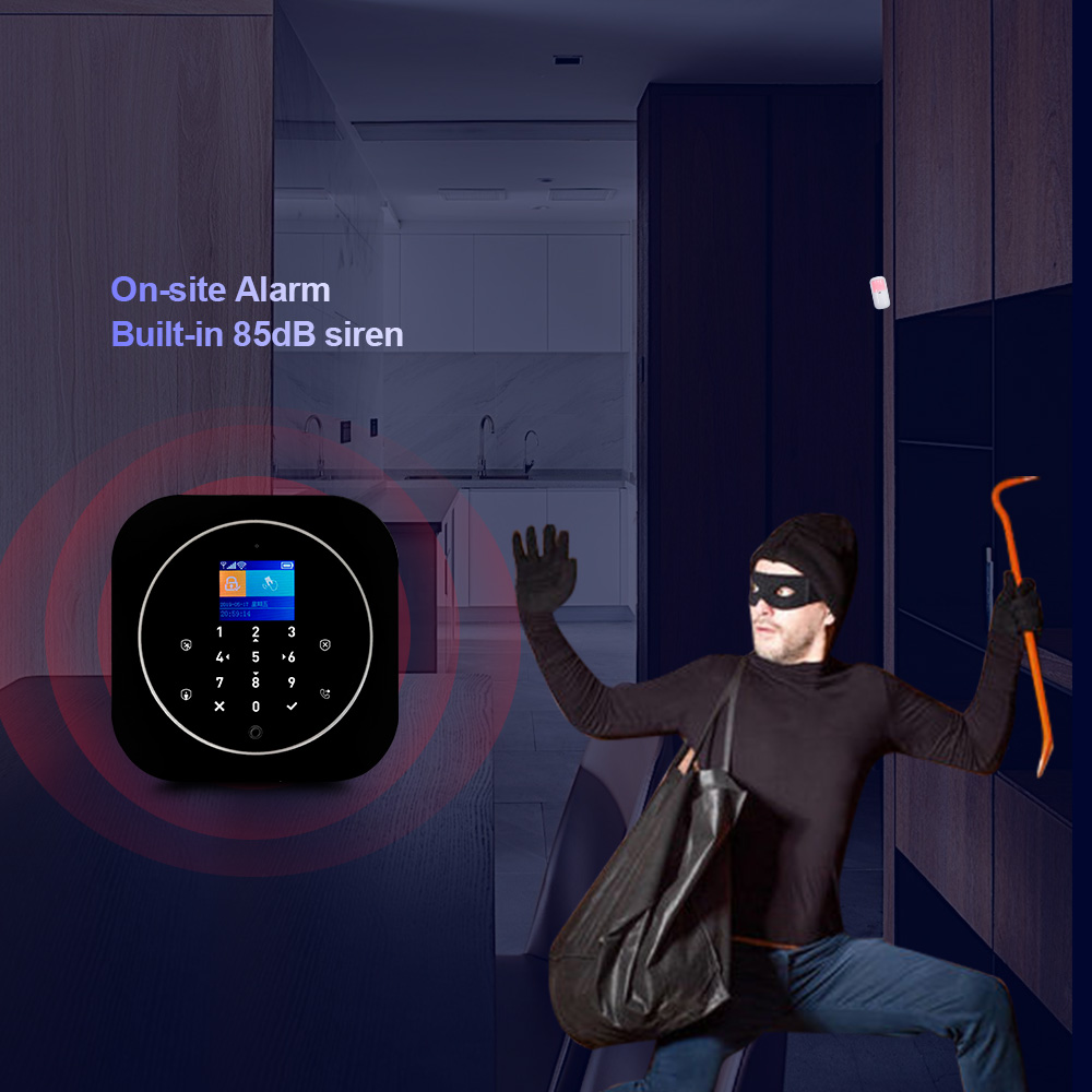KERUI G12 2G Wifi نظام إنذار م - مراجعة Home Automation System Diy وسعره