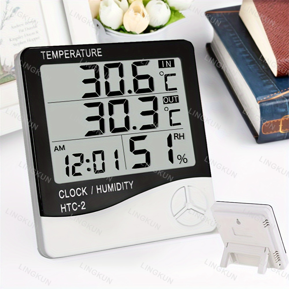LCD ميزان الحرارة الرقمي الرطو - مراجعة Home Automation Industry وسعره