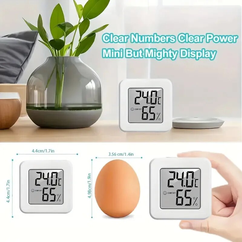 مقياس حرارة ورطوبة رقمي داخلي  - مراجعة Temperature Humidity Sensor وسعره