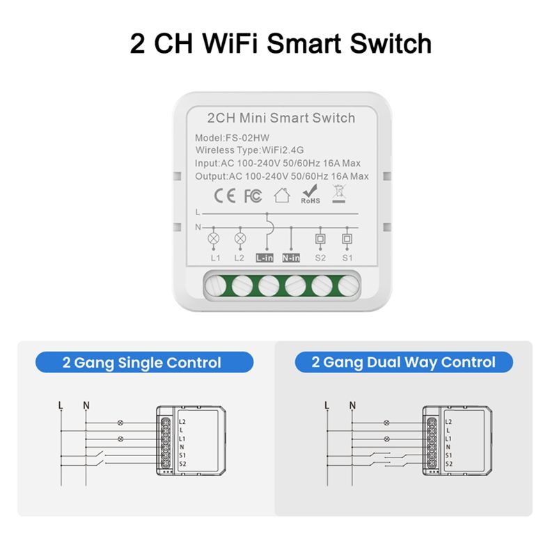 مفتاح واي فاي ذكي من ABJI-Tuya - مراجعة Home Automation Diy Projects وسعره