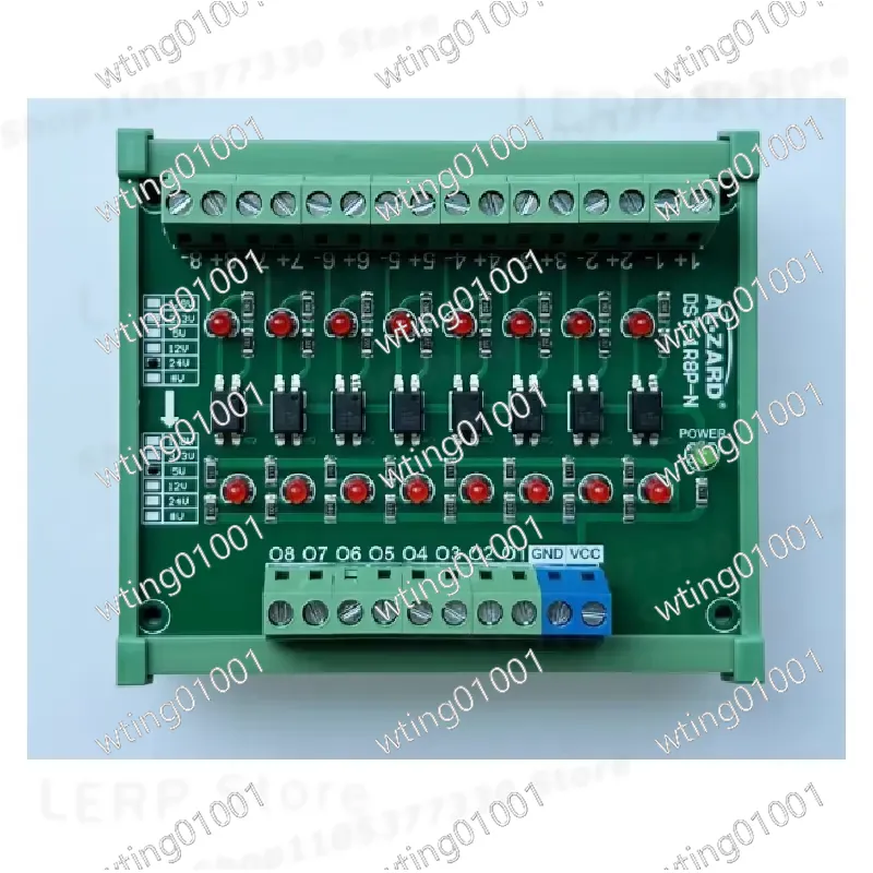لوحة عزل بـ 8 قنوات مع محول إش - مراجعة Level Shifter 3.3V وسعره
