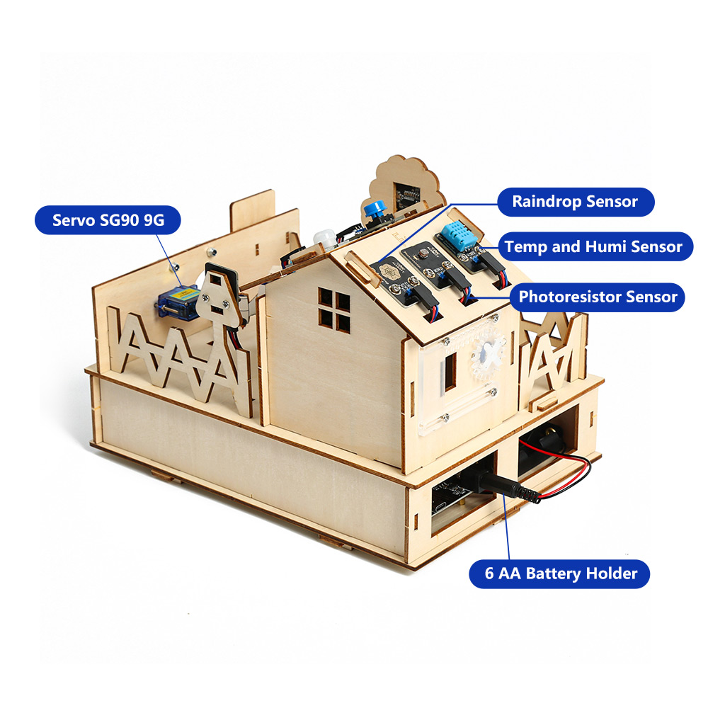 طقم المنزل الذكي لاردوينو ، بد - مراجعة Home Automation Diy Kit وسعره