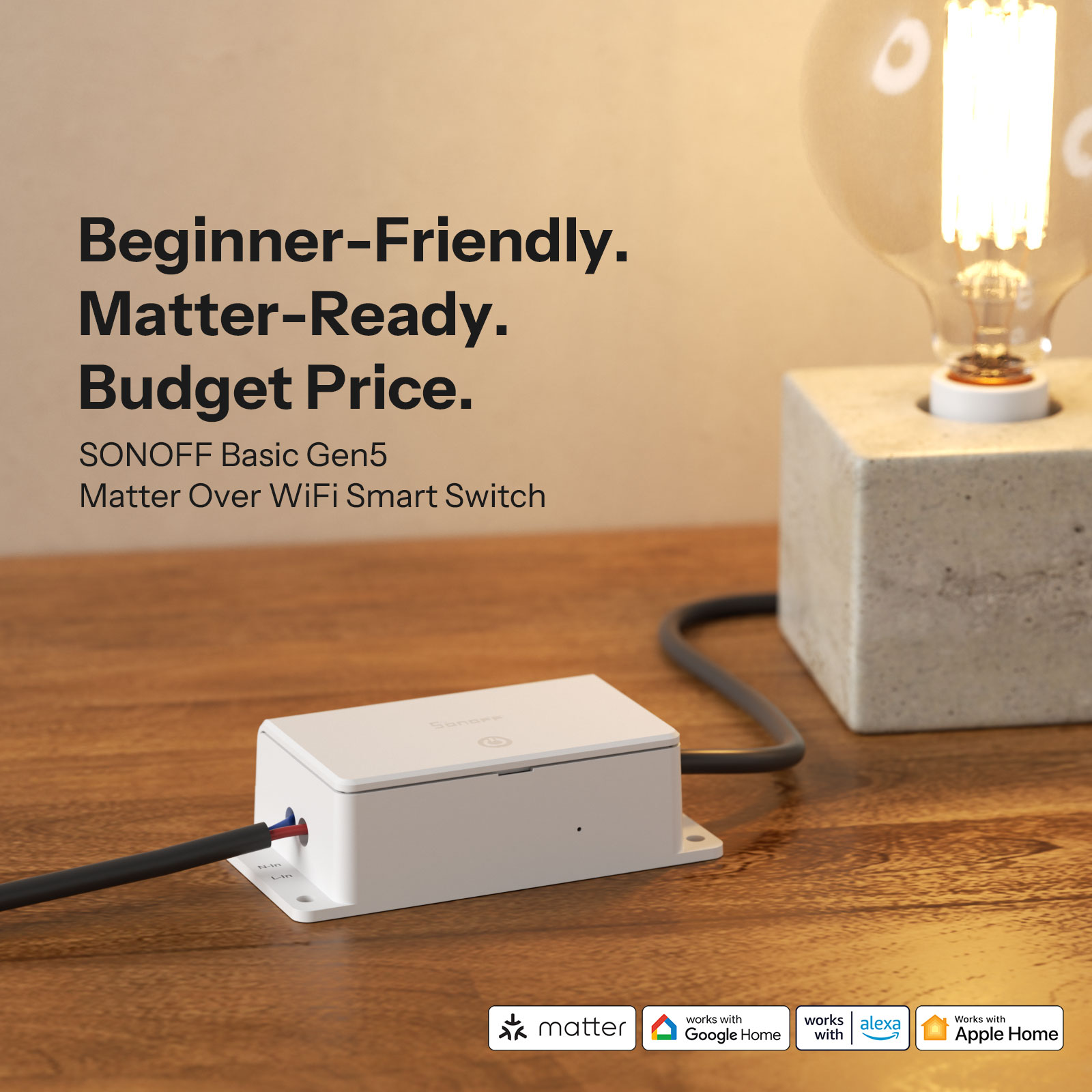 سونوف بيسك جين5 (BASIC-1GS) مف - مراجعة Sonoff Basic Switch وسعره